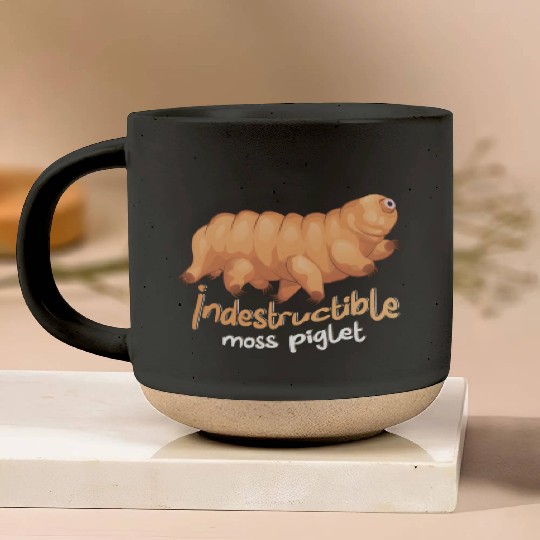 Indestructible Moss Piglet Science Tardigrade Pottery Mugs
