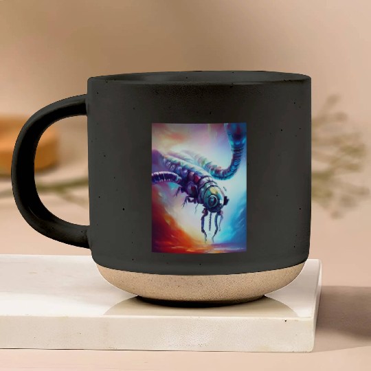 Alien insect Pottery Mugs