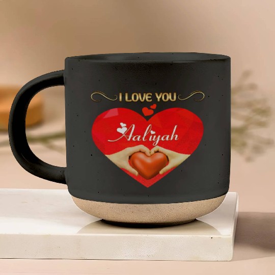 I love you Aaliyah Pottery Mugs