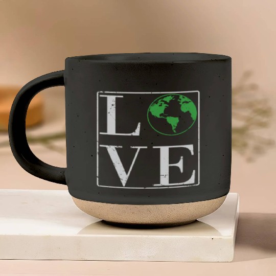 Love Environment Nature Planet Earth Pottery Mugs