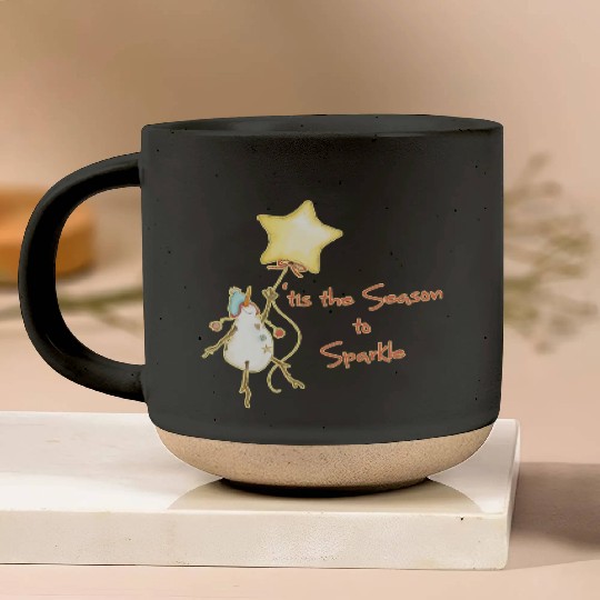 'tis the season to sparkle Pottery Mugs