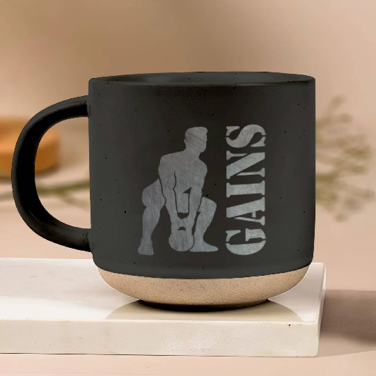 Bodybuilder Workout Squats Exercise Gift Pottery Mugs