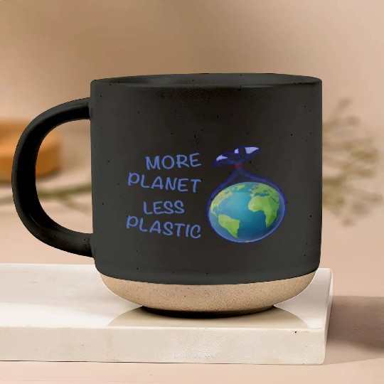 More Planet Less Plastic Eco Friendly Pottery Mugs