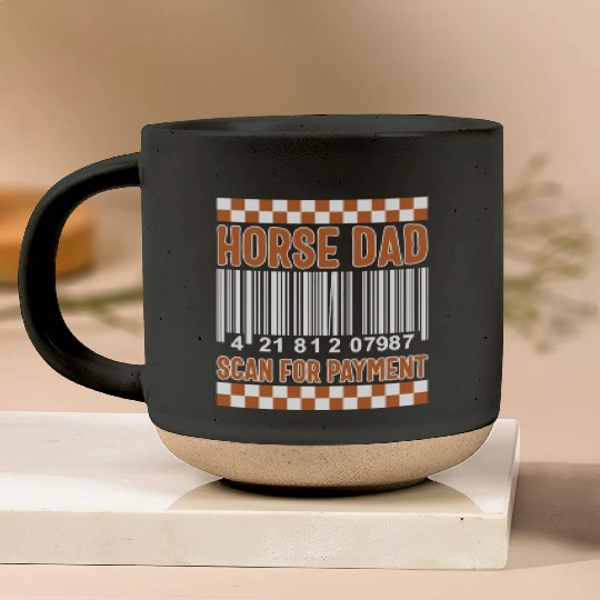 Cowboy Pottery Mugs, Horse Dad Scan For Payment Funny