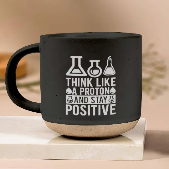 Proton Positive Nerd Geek Teacher Student Gifts Pottery Mugs