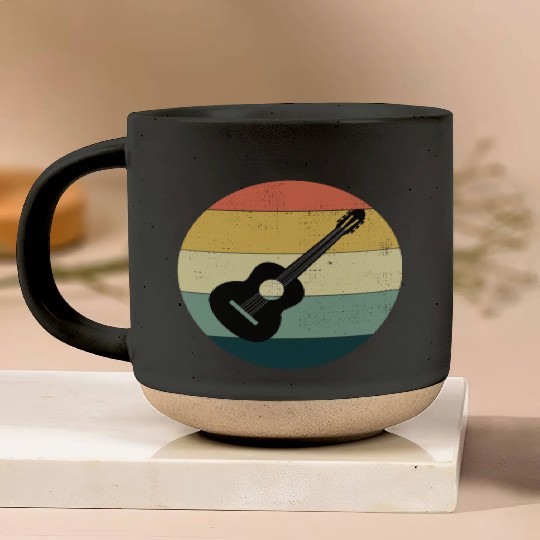 Acoustic Guitar Player Music Musician Guitarist Pottery Mugs