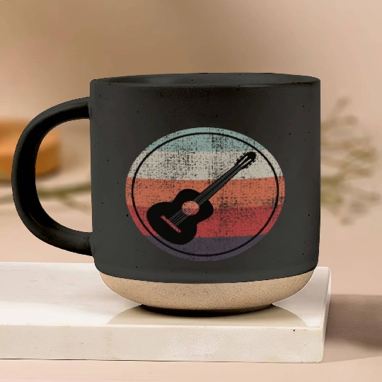 Acoustic Guitar Player Music Musician Guitarist Pottery Mugs