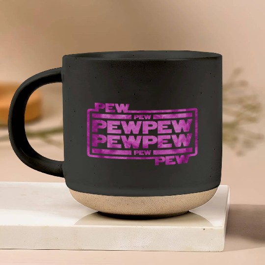 Pew Pew Pew Pottery Mugs