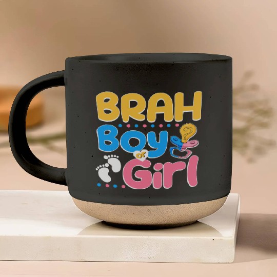 Pink or Blue Brah Loves You Best Brother Ever Big Pottery Mugs
