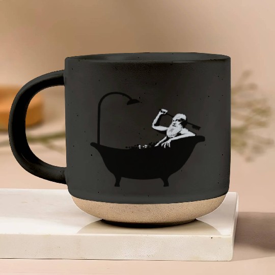 Banksy - Grandpa in the bathtub Pottery Mugs