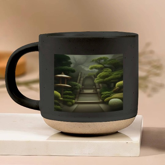 Blossom bonzai trees Pottery Mugs