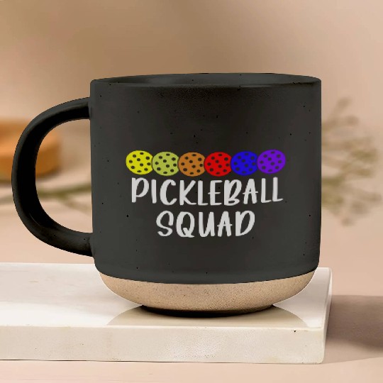 Pickleball Squad Design For Pickleball Players Pottery Mugs