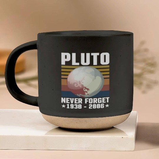 PLUTO NEVER FORGET 1930-2006 Pottery Mugs