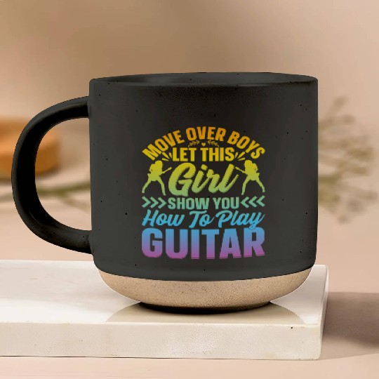 Guitar Player Girls Guitarist - Funny Guitar Playe Pottery Mugs