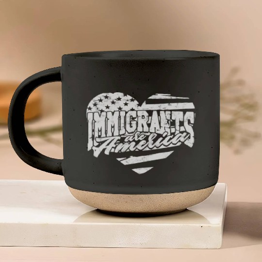US Immigrant Indigenous USA Immigrants america Pottery Mugs