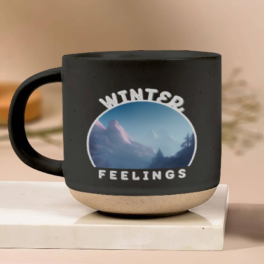 Winter Fantasy Land Pottery Mugs