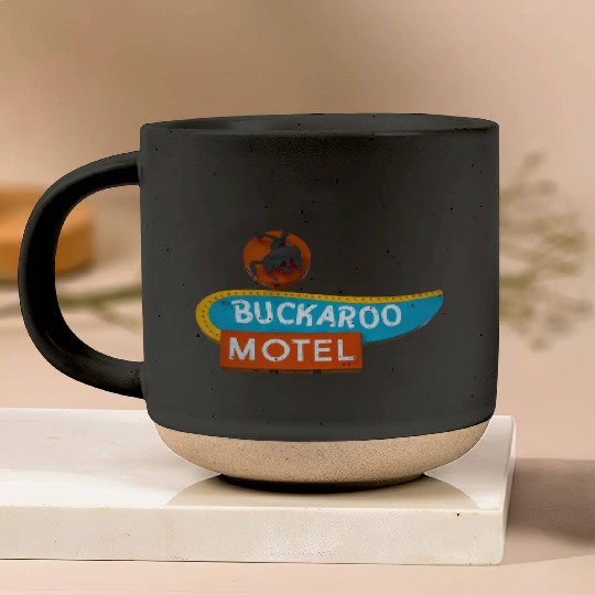 Buckaroo Motel Sign Route 66 Tucumcari New Mexico Pottery Mugs