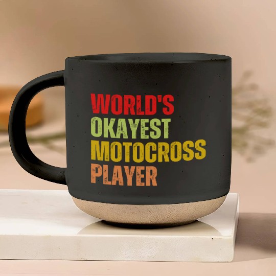 World's Okayest Pickleball Player Funny Sport Pottery Mugs
