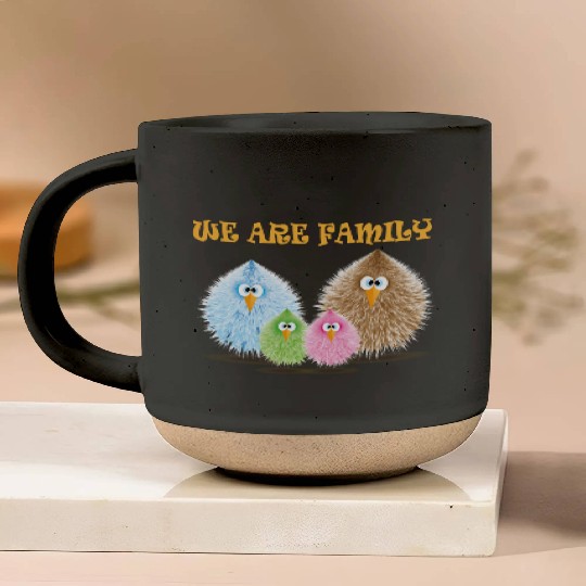 we are family 2 Pottery Mugs