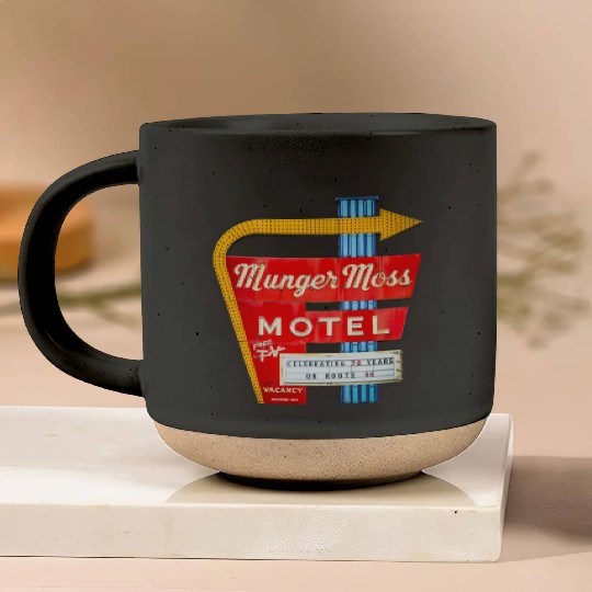 Munger Moss Motel Sign Route 66 Lebanon MO Pottery Mugs