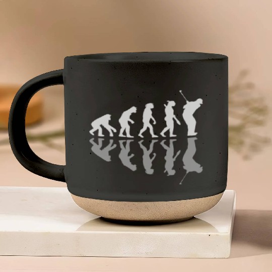 Golfing Human Evolution Golfer Humor Golf Playera Pottery Mugs
