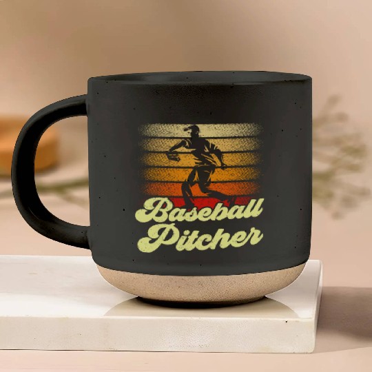Baseball Pitcher Player Hobby Sayings Pottery Mugs