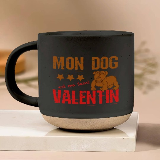Copy of Copy of my dog is my valentine day 2022776 Pottery Mugs