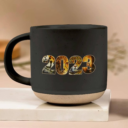 2023 WILD CAT DESIGN TIGER, CHEETAH, JAGUAR, LION Pottery Mugs