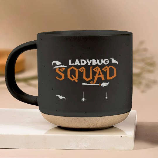 Ladybug Squad - Halloween Pottery Mugs