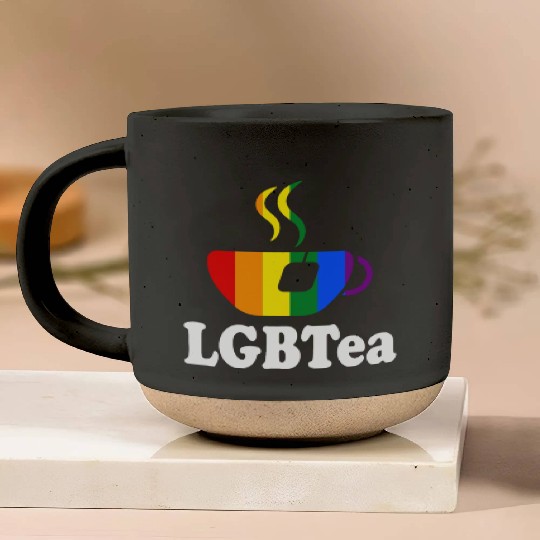 LGBTea Funny Teacup Rainbow Pride Month Gay Tea Lo Pottery Mugs