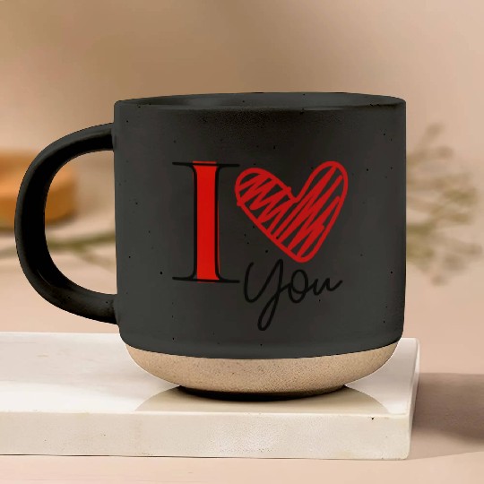 I love you Pottery Mugs