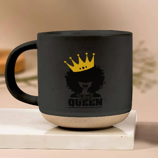Black Queen Pottery Mugs