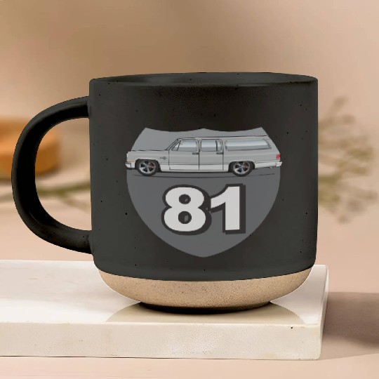 81 Light Silver Pottery Mugs