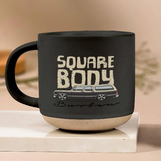 square body Santa Fe Tan Pottery Mugs