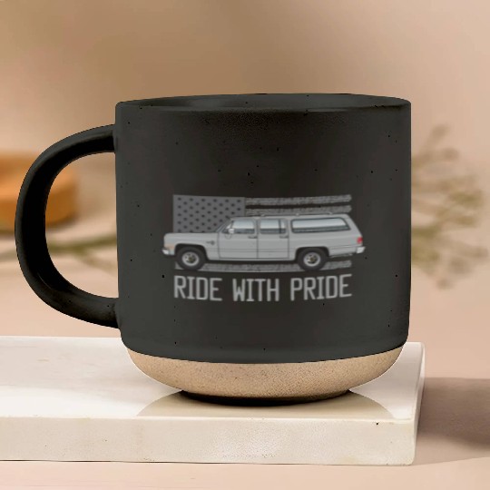 ride Light Silver Pottery Mugs