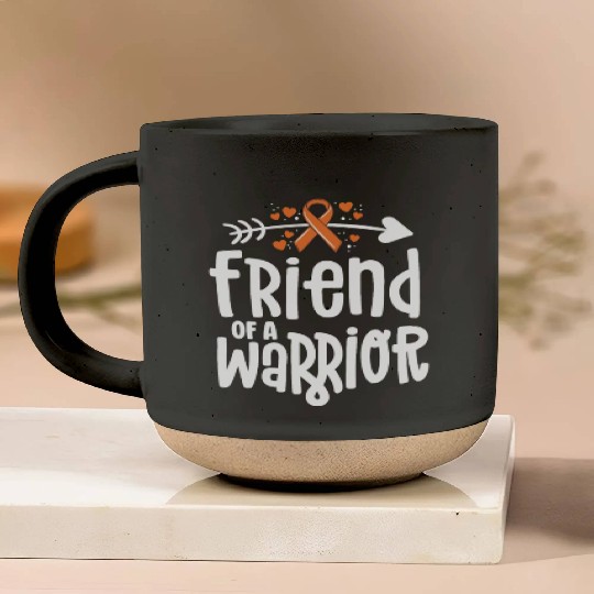 Friend Of A Warrior Lymphoma Leukemia Cancer Pottery Mugs