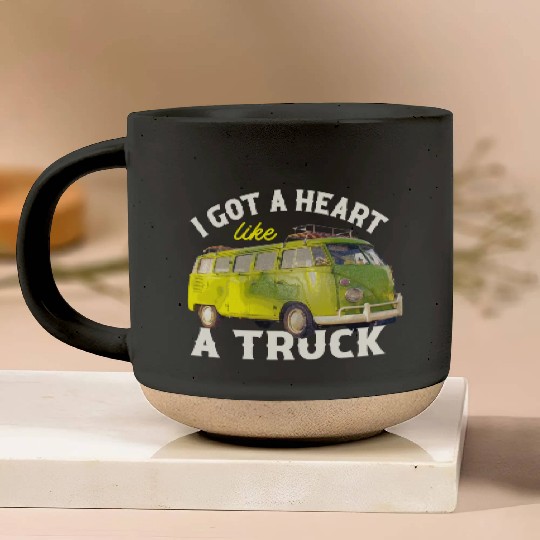 I Got A Heart Like A Truck Pottery Mugs