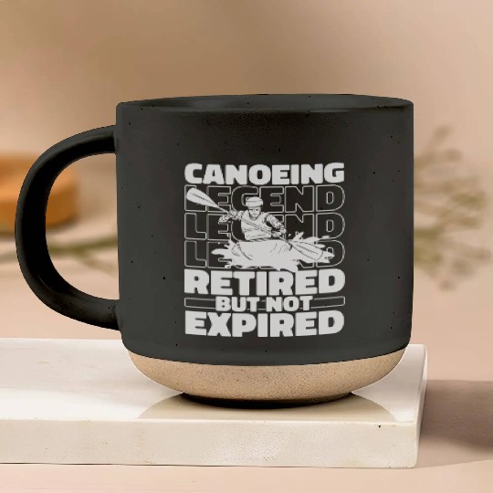 Canoe Canoeing Canoeist Retired Pottery Mugs