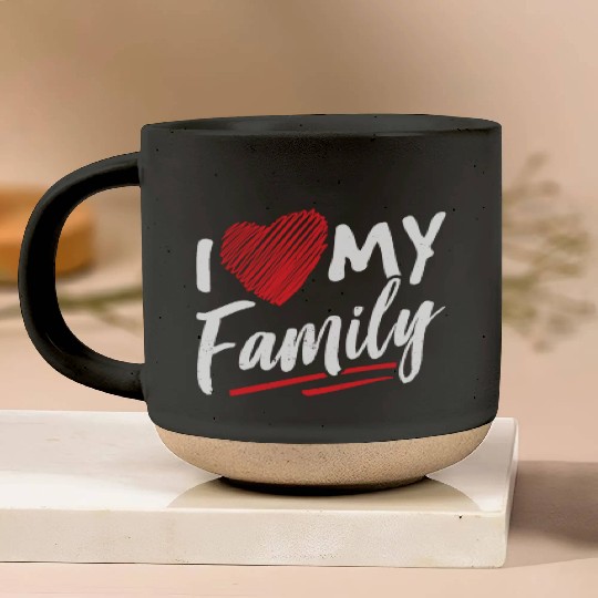 I Love My Family Gathering Families Reunion Pottery Mugs
