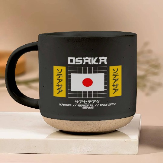 Osaka Kansai Regional Economy Driver Pottery Mugs