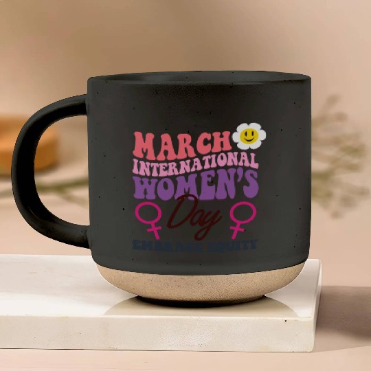 International Women's Day 2023 Theme Embrace Equit Pottery Mugs