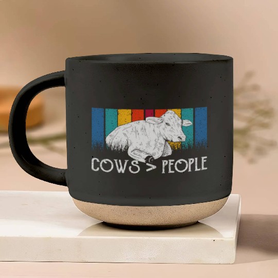 Cows > People Lover Farm Animals Cow Pottery Mugs