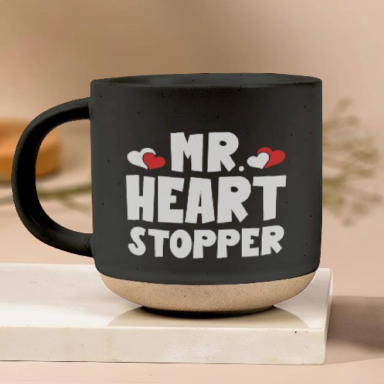 Mr Heart Stopper Funny Boyfriend Valentine's Day Pottery Mugs