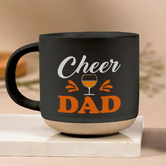 Cheer Dad Pottery Mugs