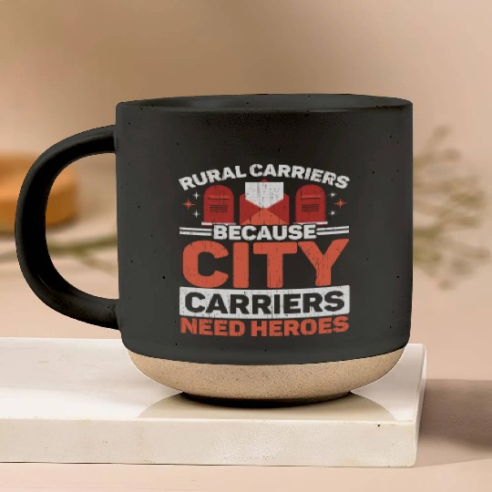 Postal Worker Mailman Delivery Mail Escort Pottery Mugs