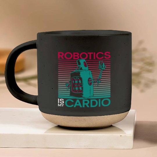Robot Robotics Engineer Robotics Pottery Mugs