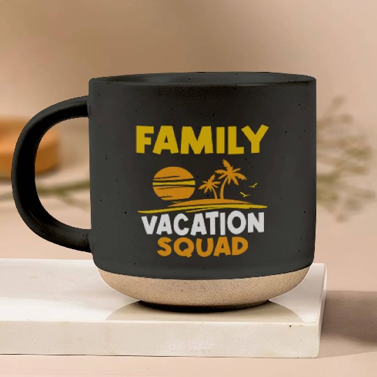 Family Vacation Squad Relatives Travel Holidays Pottery Mugs