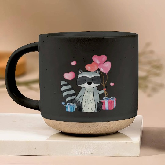 Raccoon Valentine Gift Raccoon Owner Trash Panda Pottery Mugs