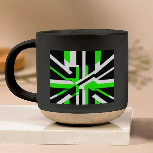Cyberpunk Inspired Green Theme - Highway Pottery Mugs