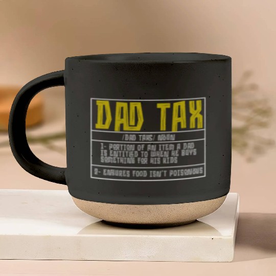 Vintage Dad Tax Definition Men Funny Father's Day Pottery Mugs